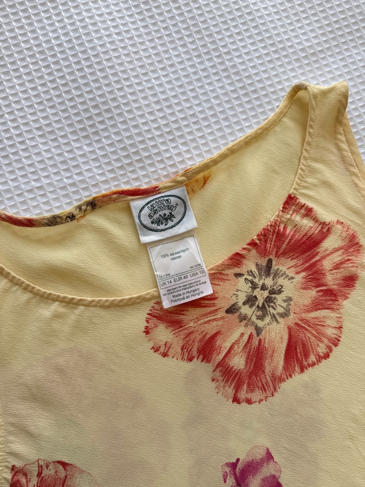 European Vintage 80s Laura Ashley Floral Dress