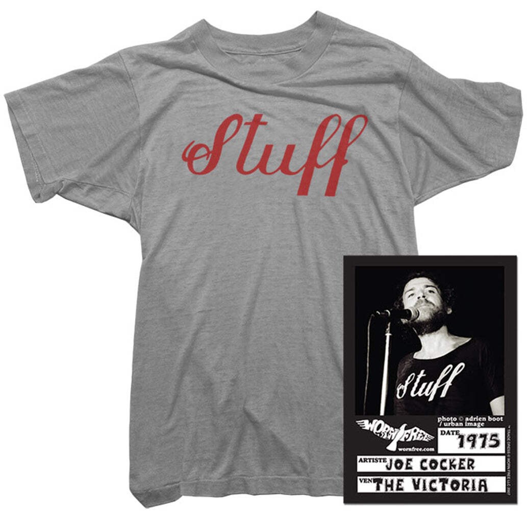 Joe Cocker T-Shirt – Stuff Tee worn by Joe Cocker – Womens