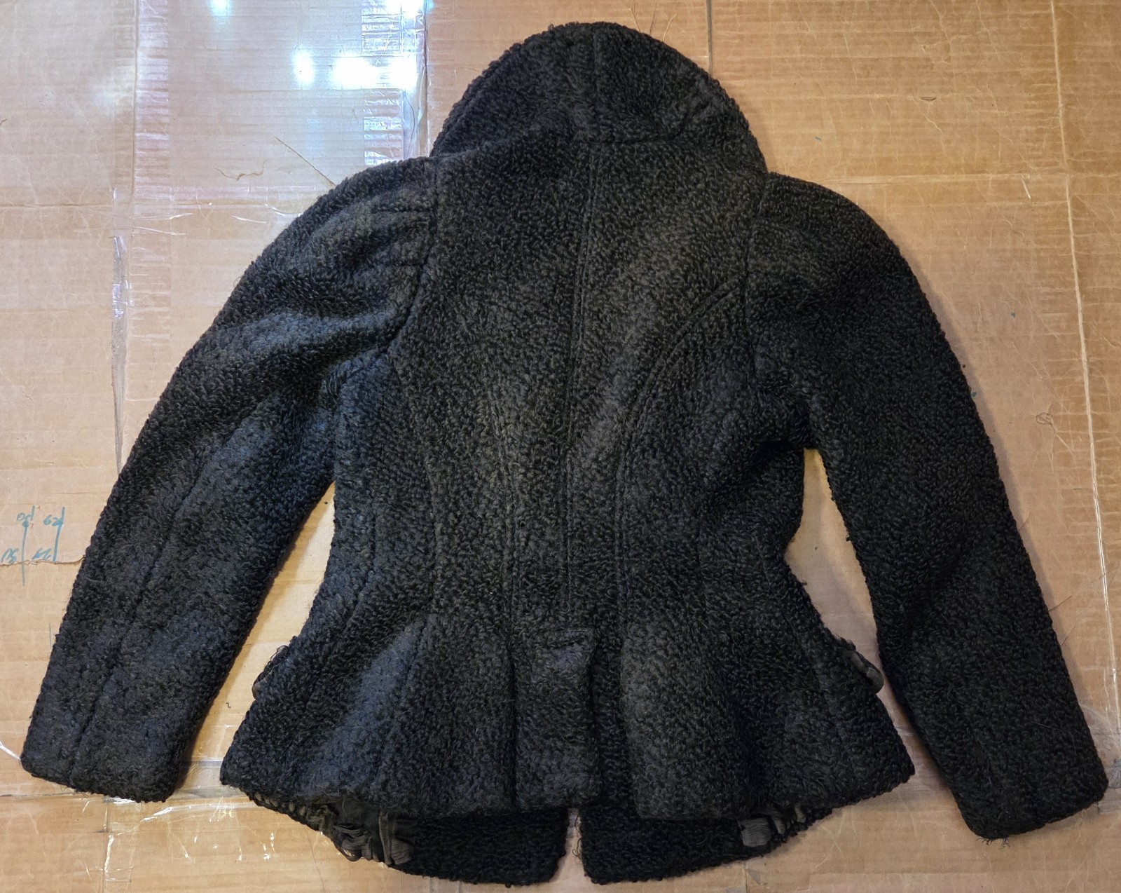 Victorian Persian Lamb Coat With Bustle