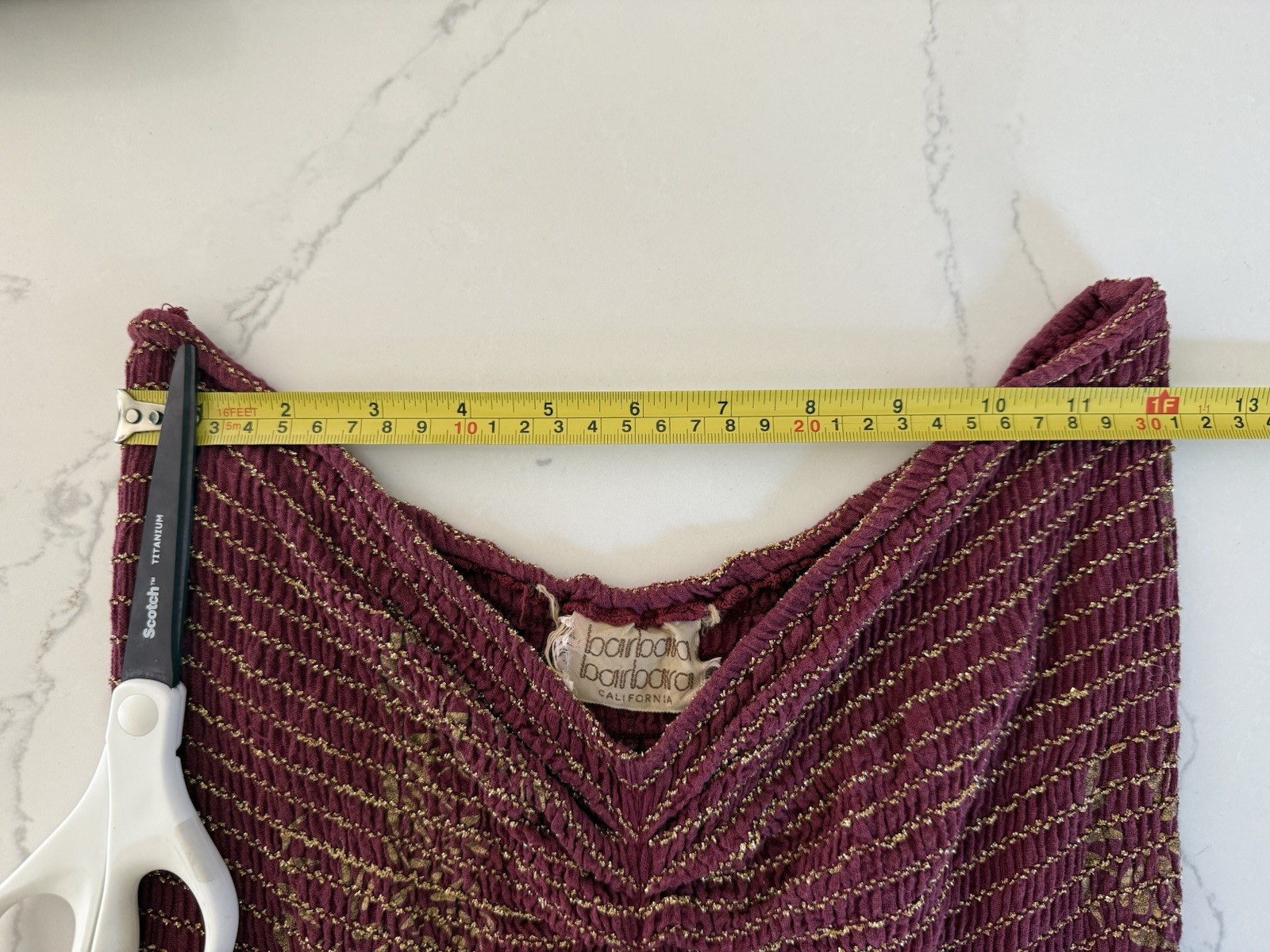 ORIGINAL Vintage Barbara Barbara California Strapless Palazzo Size XS/S 70s/80’s