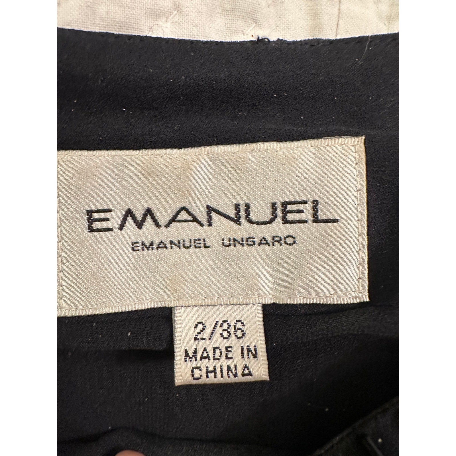 VINTAGE 80&rsquo;s 90&rsquo;s EMANUEL UNGARO BEADED TOP