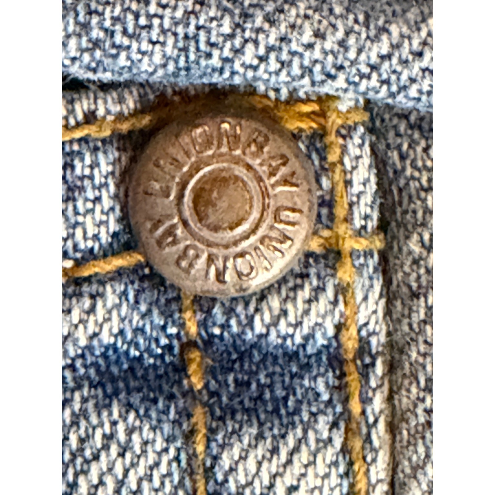 Unionbay Vintage 90s Cinch Back High Rise Wide Leg Denim Jeans Blue 26W
