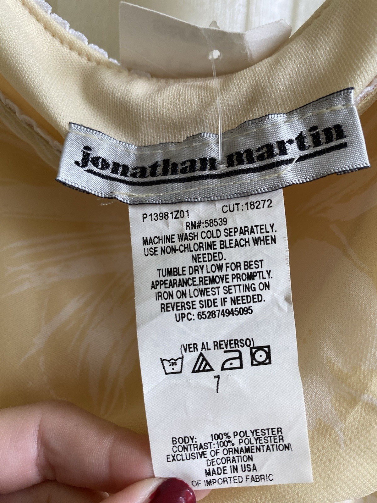 NWT 90s Jonathan Martin for Sears Floral Maxi Dress, Size 7 (see description)