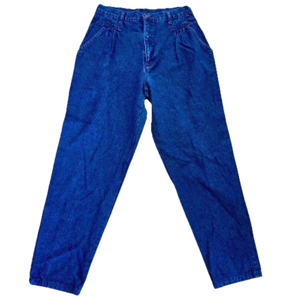 Vintage 90s Cherokee Women&rsquo;s High Rise Denim Dark Blue Jeans Size 12 100% Cotton