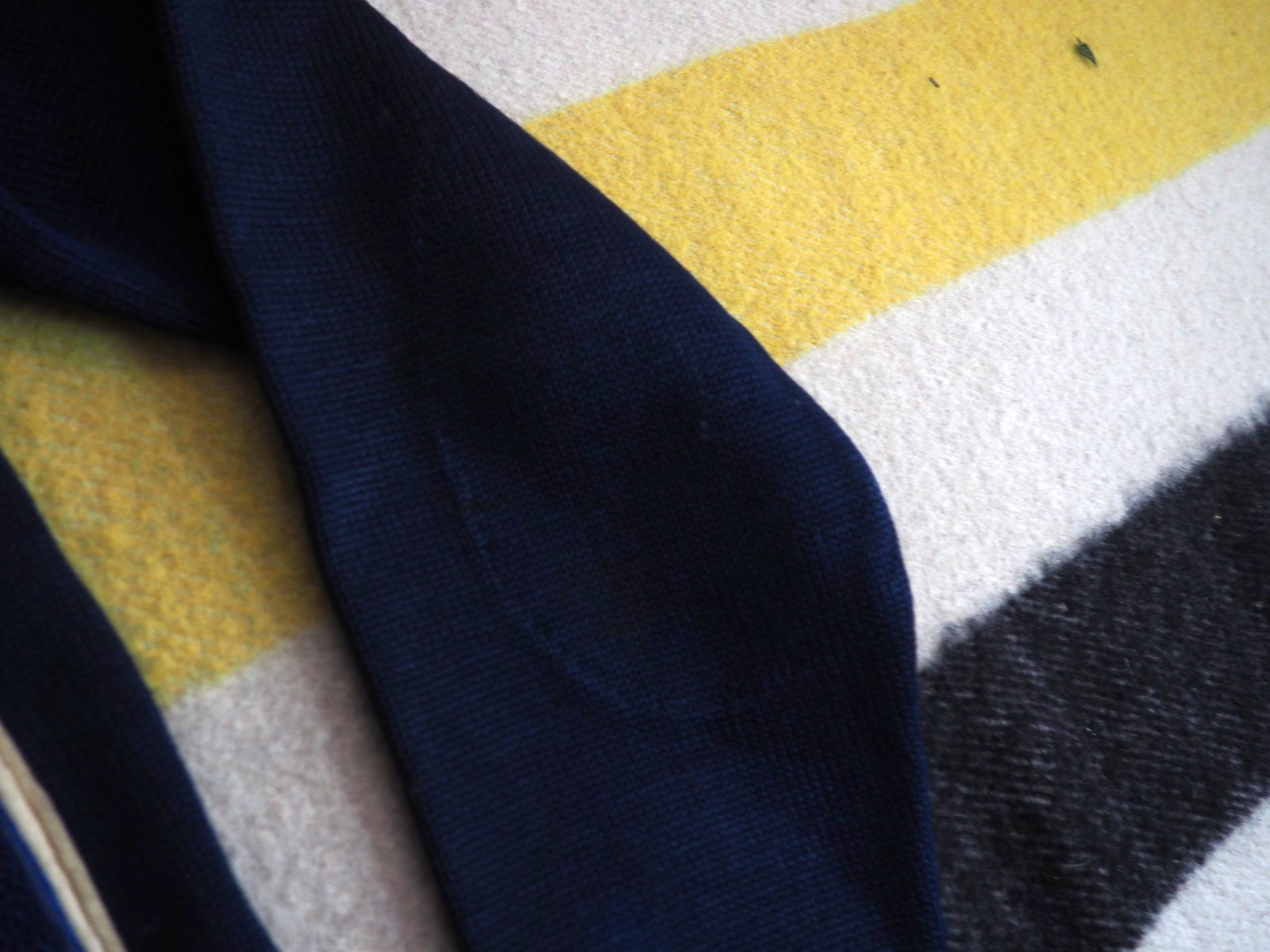 VTG 50s Octonek Seattle Navy Blue Button Wool Varsity Letterman Sweater Womens S