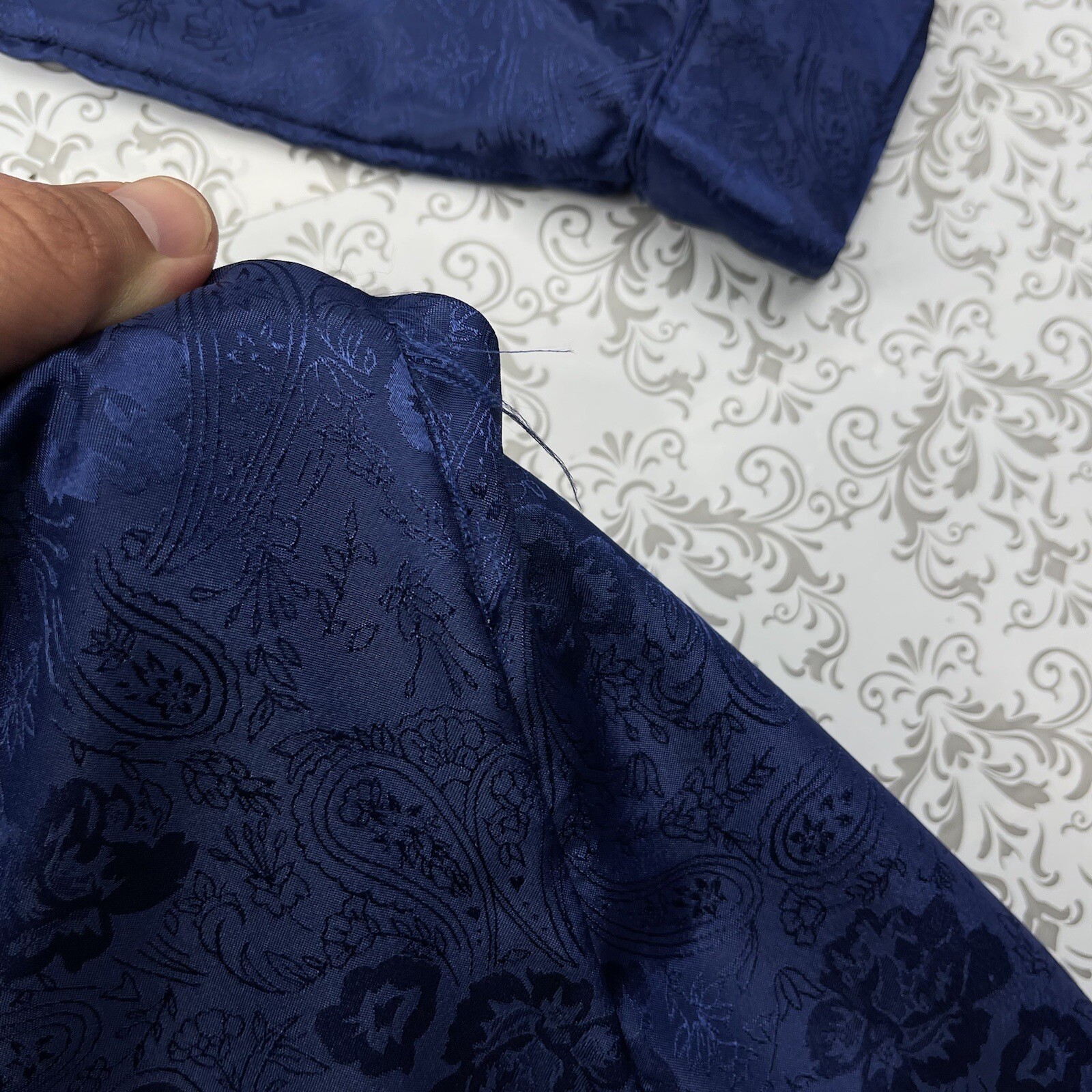 Erika Taylor Intimates Blue Floral Robe Comfortable Sleepwear Vintage M/L