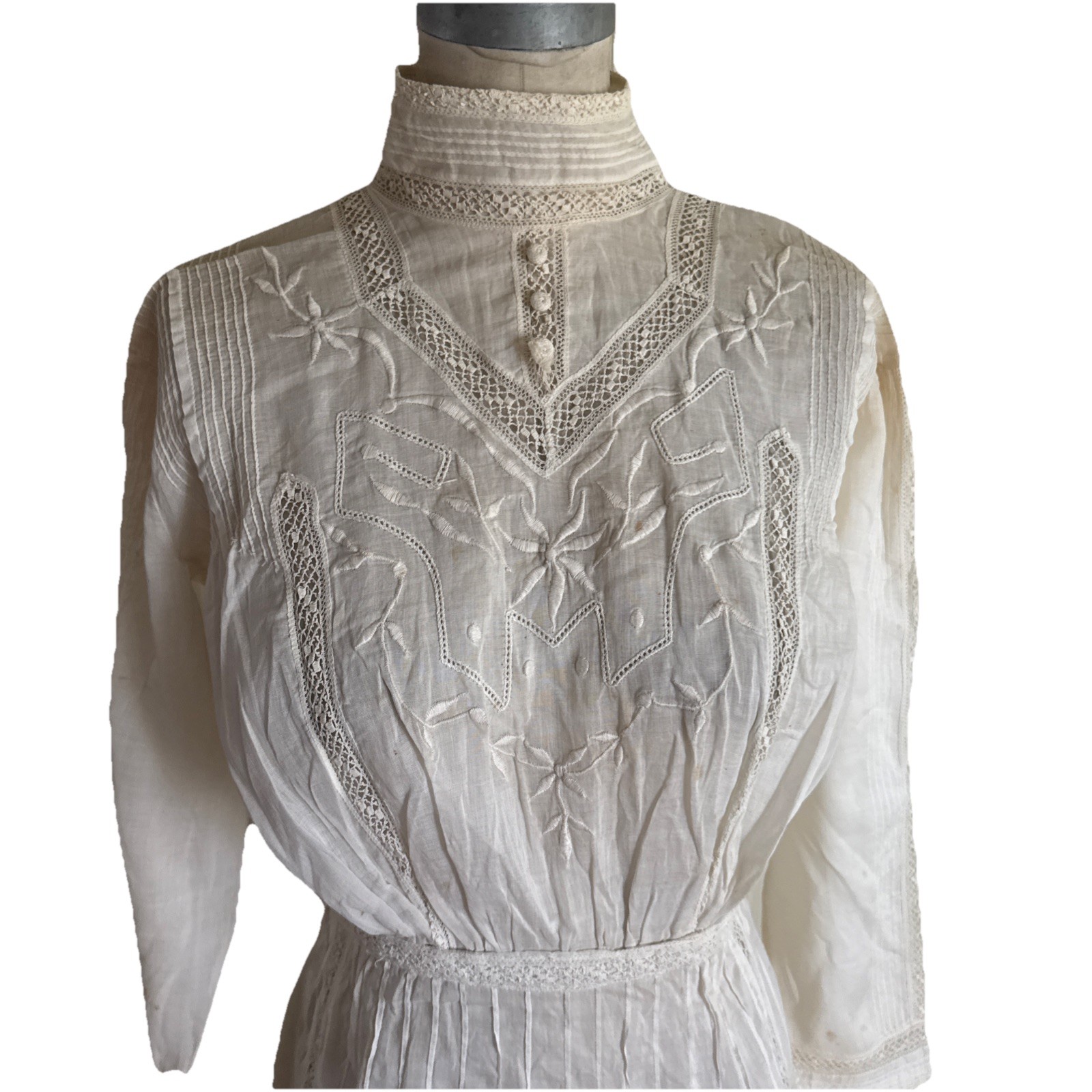 Vintage Antique Edwardian Tea Dress