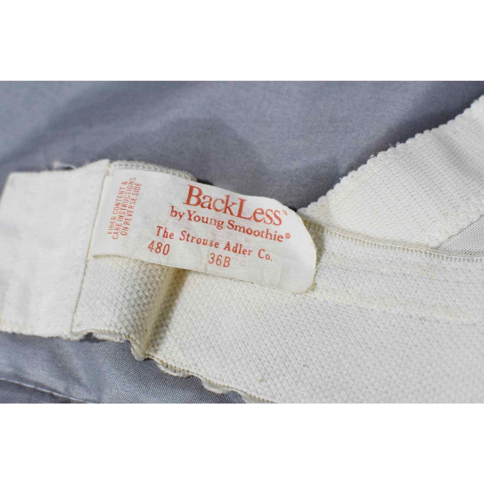 BackLess by Young Smoothie The Strouse Adler Co 70s Backless Bra