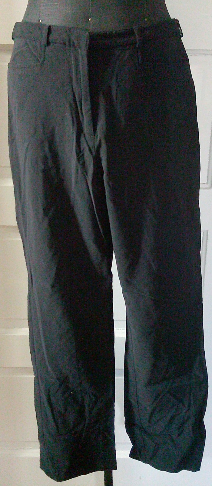 90&rsquo;s EXPRESS STRETCH Black Flat Front Dress Pants Slacks 7 / 8 Reg