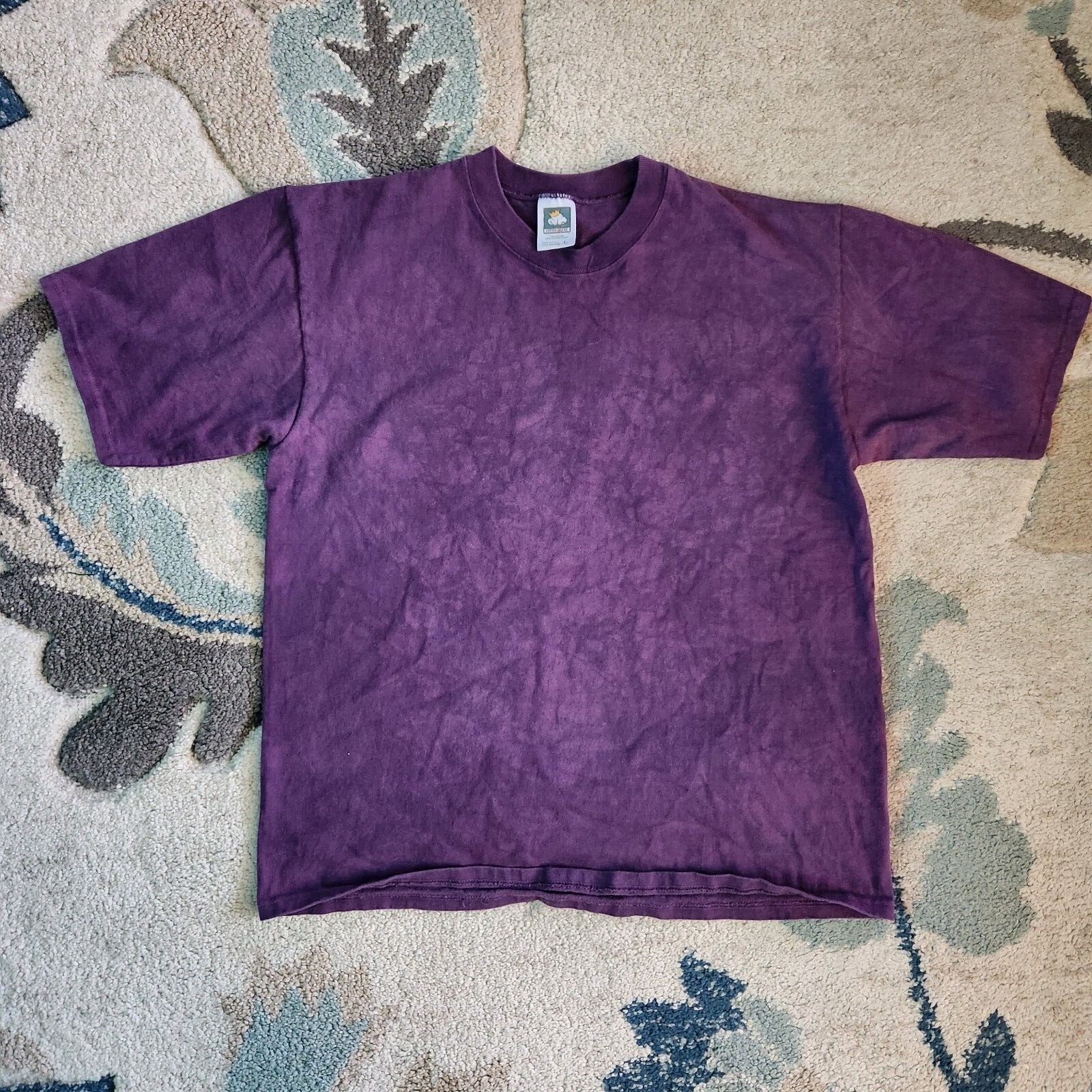 Vintage 90s Cotton Deluxe by Anvil 100% Cotton Tie Dye T-Shirt Women&rsquo;s Size L