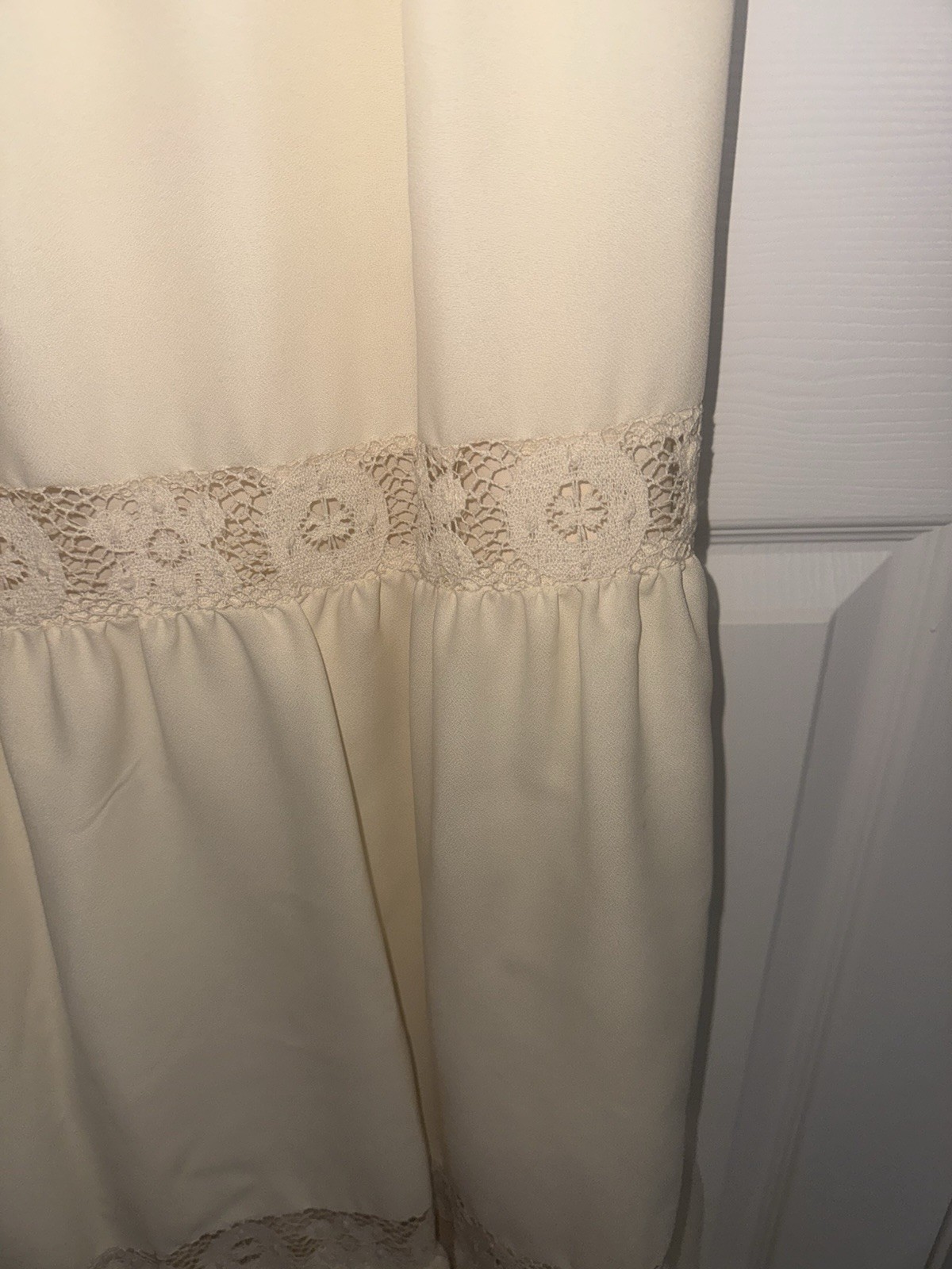 Vintage Lorrie Deb Prairie Boho Puff Sleeve Dress Sz 10. Fits 4Runs Sm-see Pics