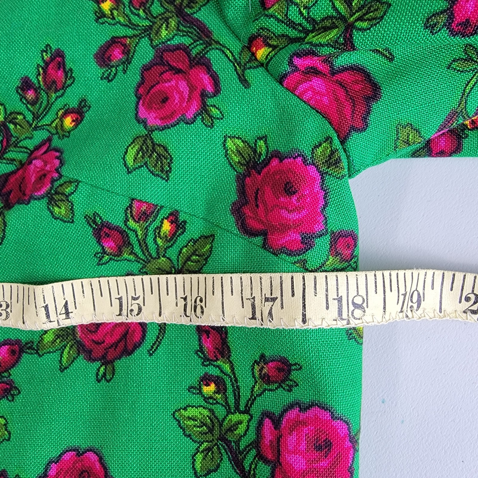 Vtg. Short Hammerer Erzeugnis Jacket Austria 38 (Fits Sz.4 or S) Green Floral