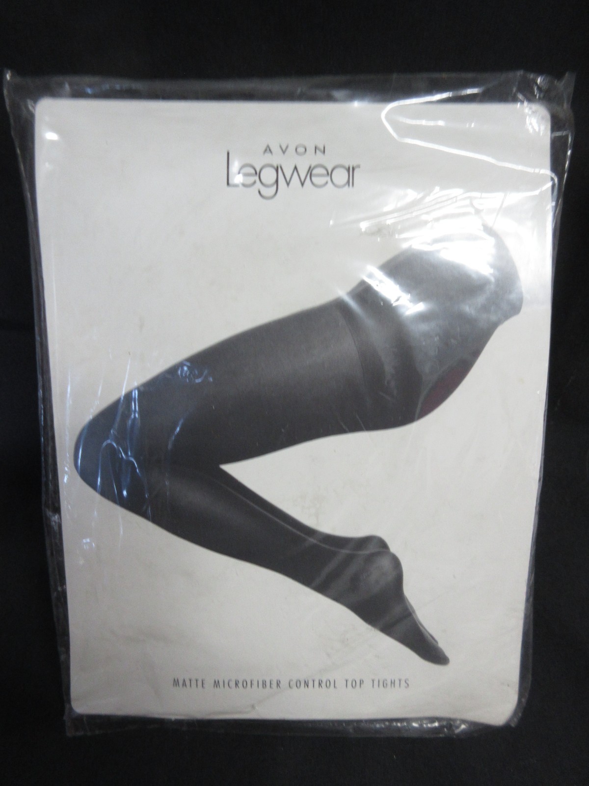 2 PAIR Avon Legwear Matte Microfiber Control Top BROWN Tights, Size B, MIP
