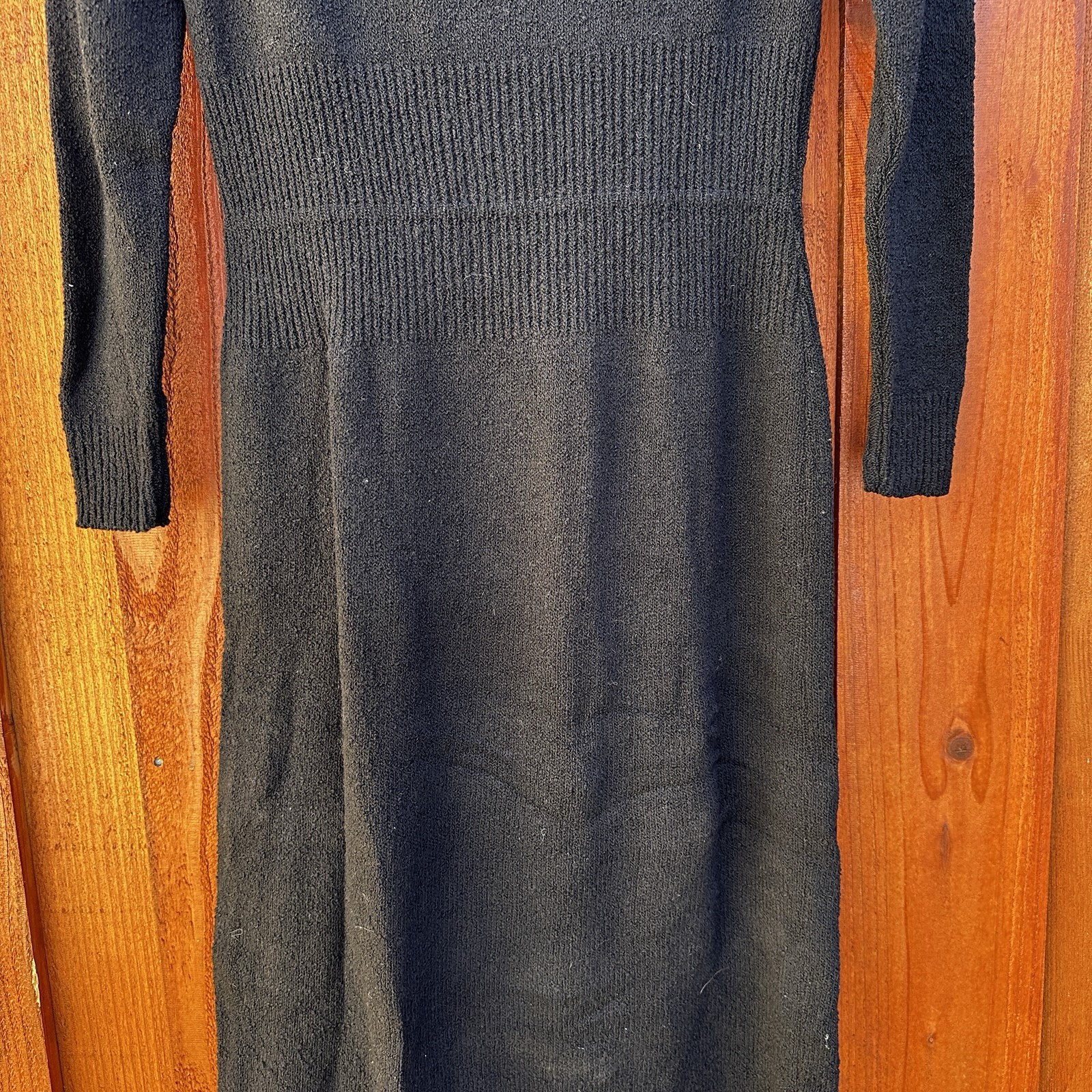 Bonnie Cashin Vintage Wool Midi Dress Size XS Small Woven Brooch Detail Unique