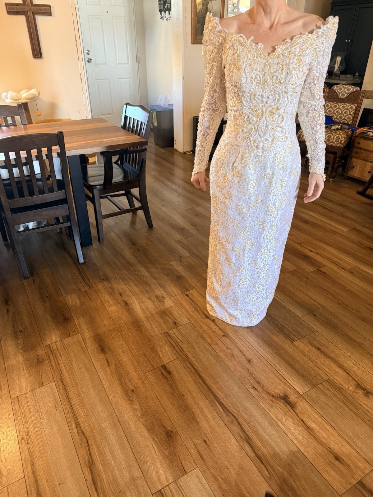 1980s wedding dress vintage See Description For Measurements