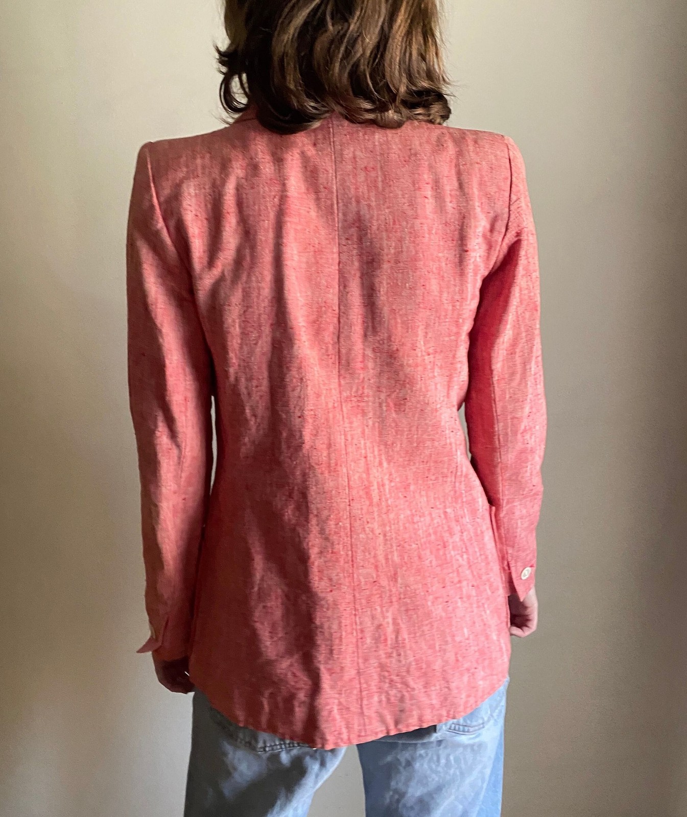 1970s Yves Saint Laurent blazer / 70s tailored linen blazer