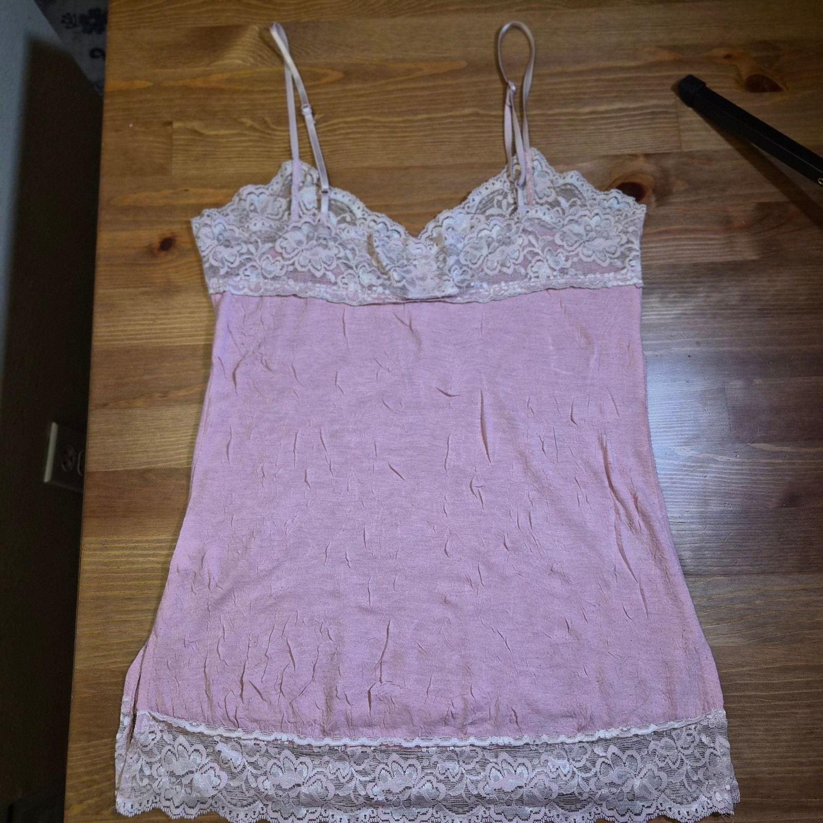 Vintage Paisley Print Camisole with Lace Trim