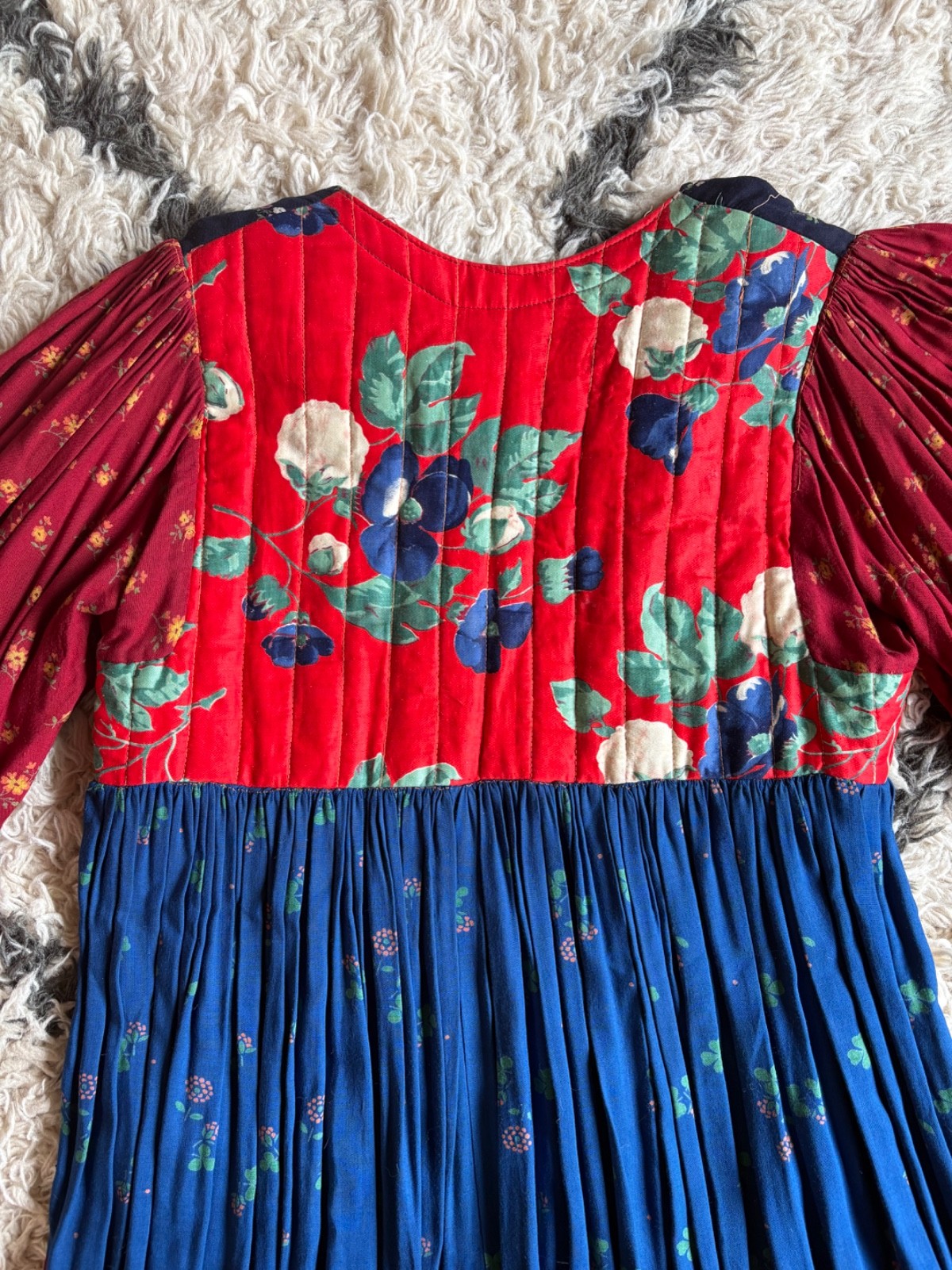 Vintage 1970s Afghani Patchwork Dress, Ashanti Bazaar