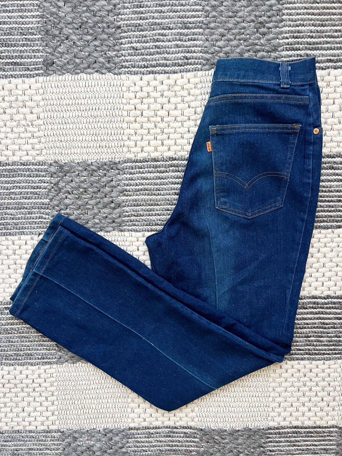 Levi’s 1970/80s Orange Tab Womens Tapered Denim USA Scovill Zipper 28” Waist