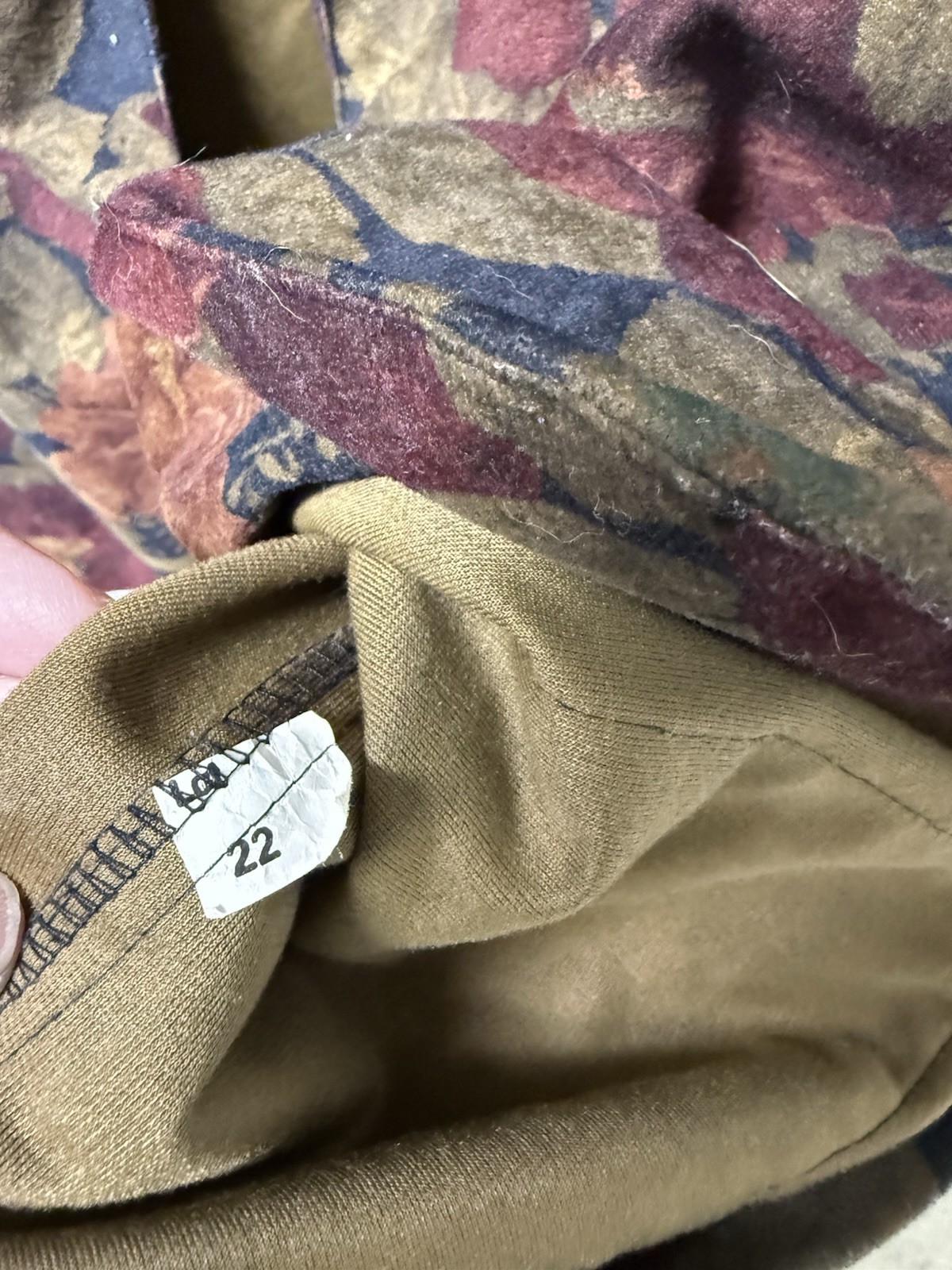 Joanna Plus Vintage Fall Colors Long Blazer One Button Size 22 Pre-Owned Good