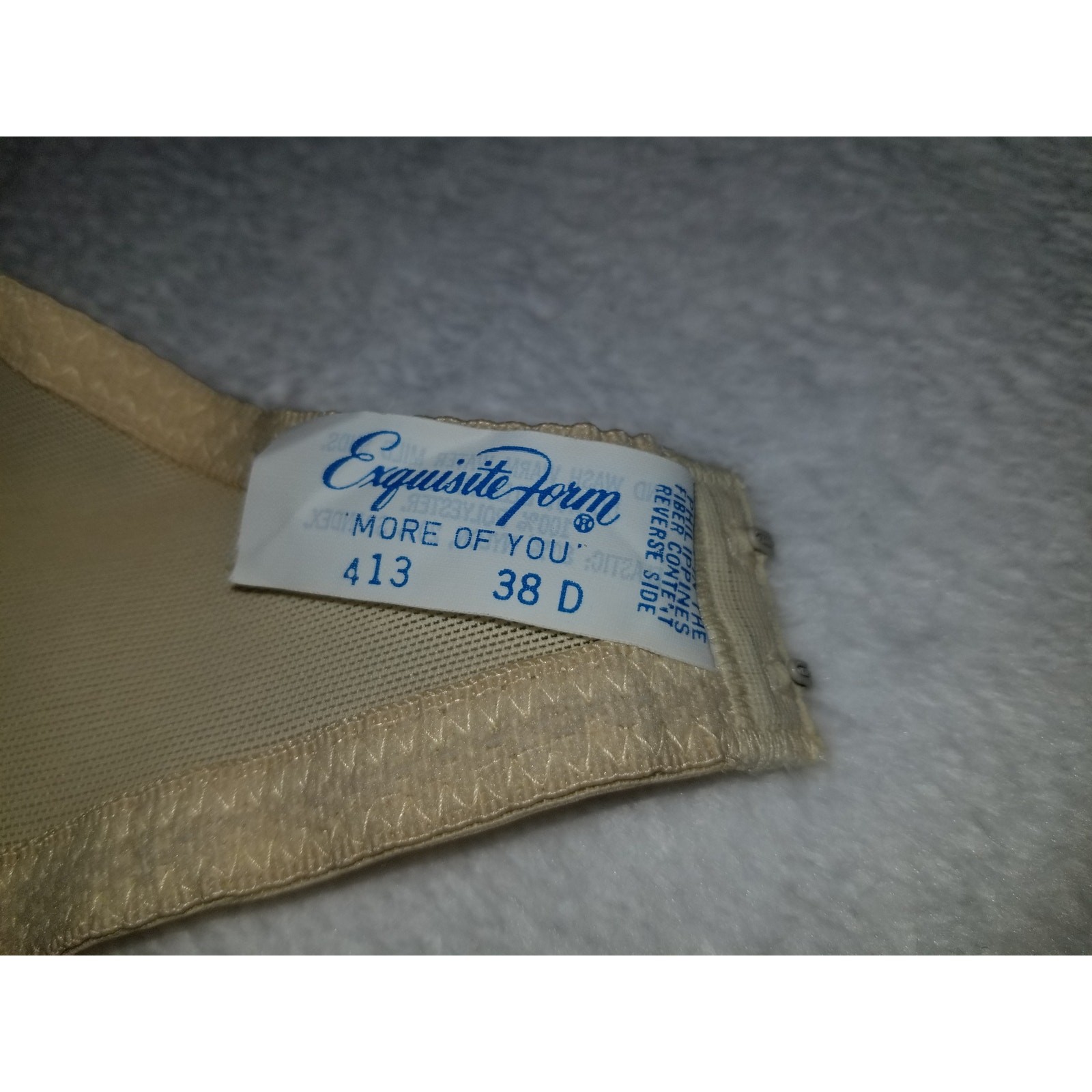 Deadstock Vintage Exquisite Form « More of You » Bra 38D In Box