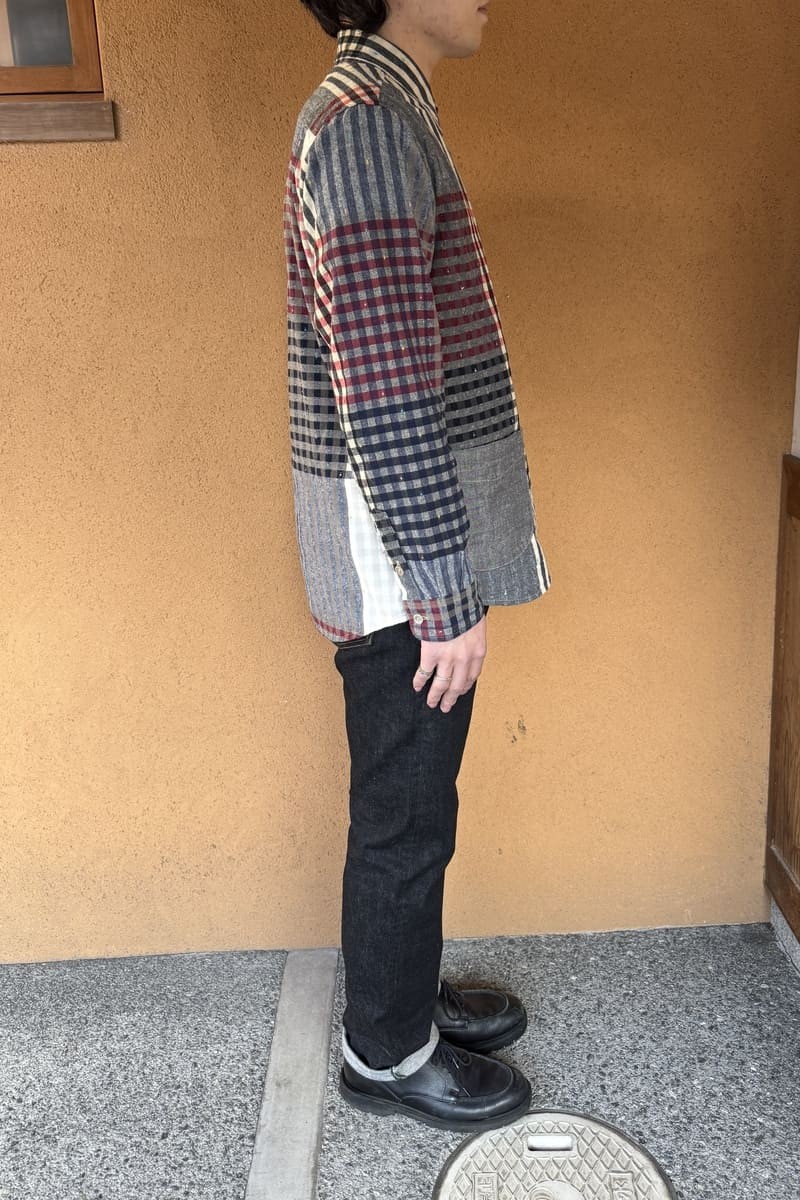 BlueTrick Round-Hem Shirt, Panel Check (Men&rsquo;s)