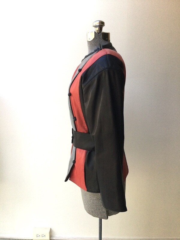 Vintage 1980s Courreges Leather Jacket