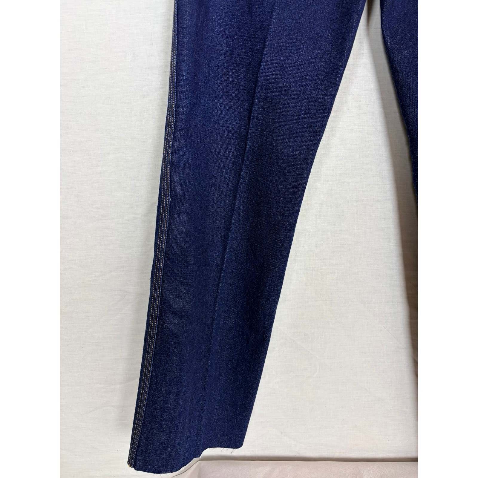 Vintage Brittania High Waisted Straight Leg Jeans Dark Wash Indigo Blue 70s 80s