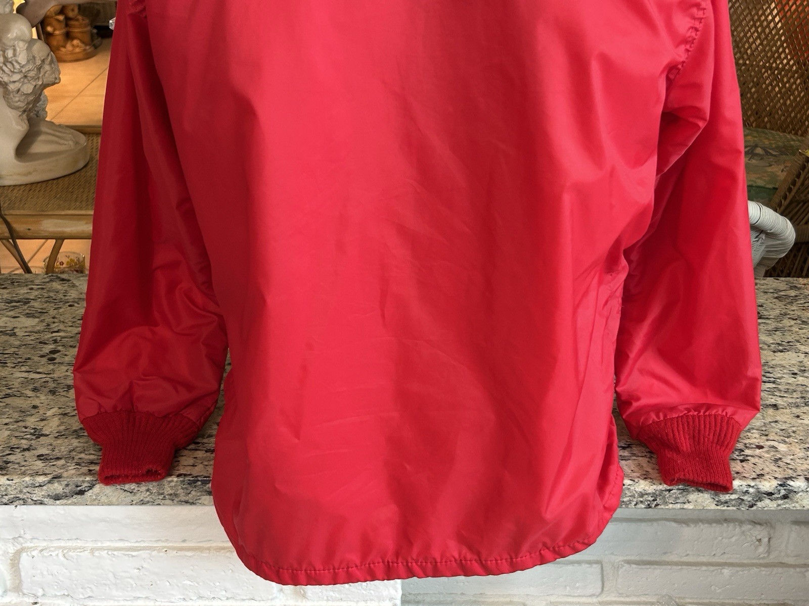 Vintage 80s Pinehurst Golf Course Resort NC West Wind Windbreaker Ladies M Red