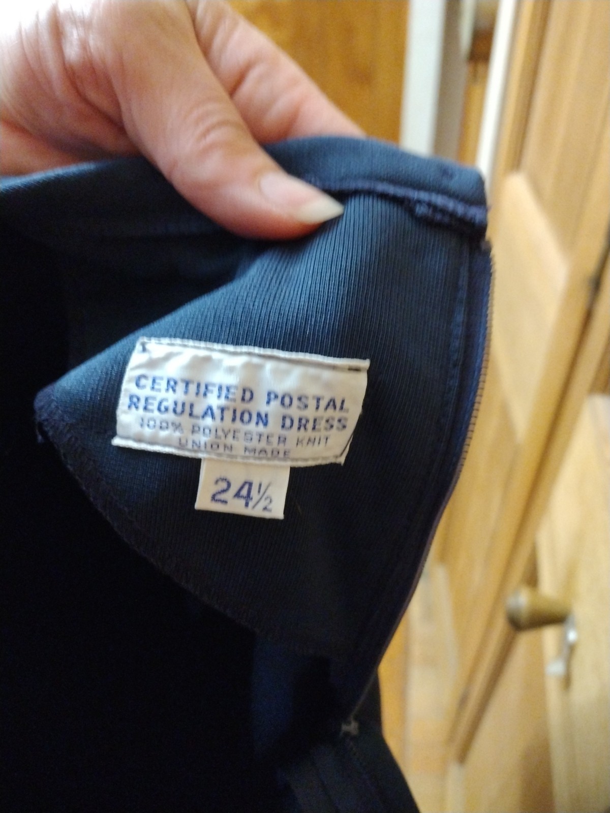 Vintage 1970&rsquo;s US Mail, United States Postal Service Mod Dress Size 18.