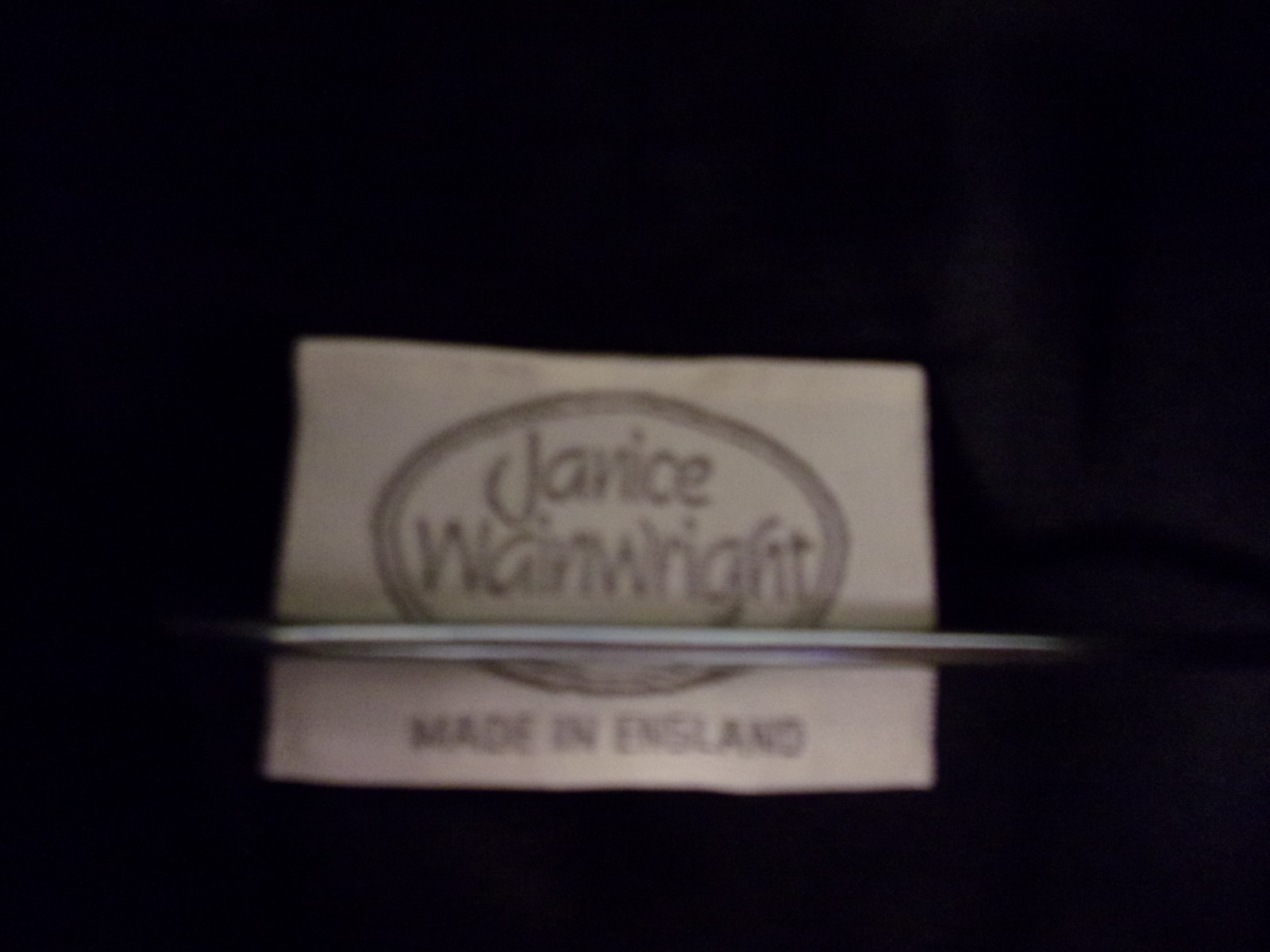Vintage Janice Wainwright England Black Flocked Velvet Evening Jacket US 10