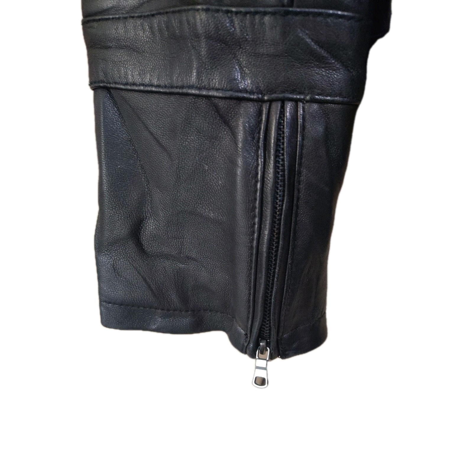 Gallery Lamb Skin Leather Jacket Size Petite Medium