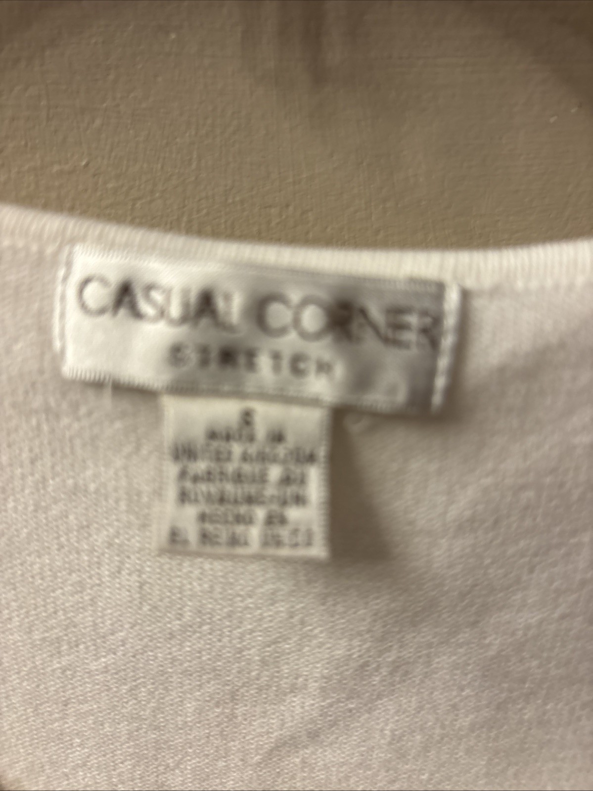 4 Vtg Casual Corner/Petite Sophisticate tops