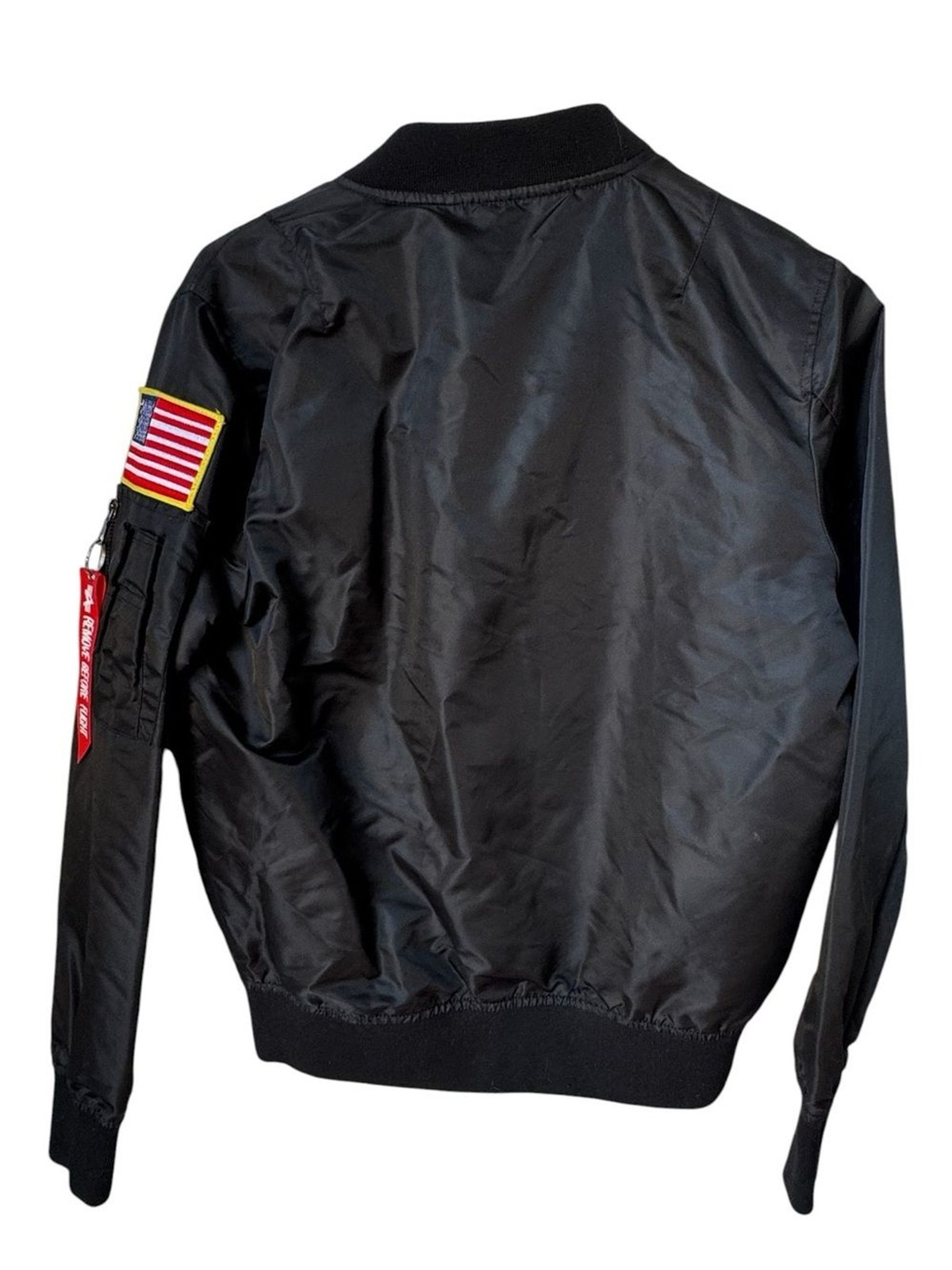 NASA Sniper High End Black Flight Bomber Jacket Women’s M MINTY