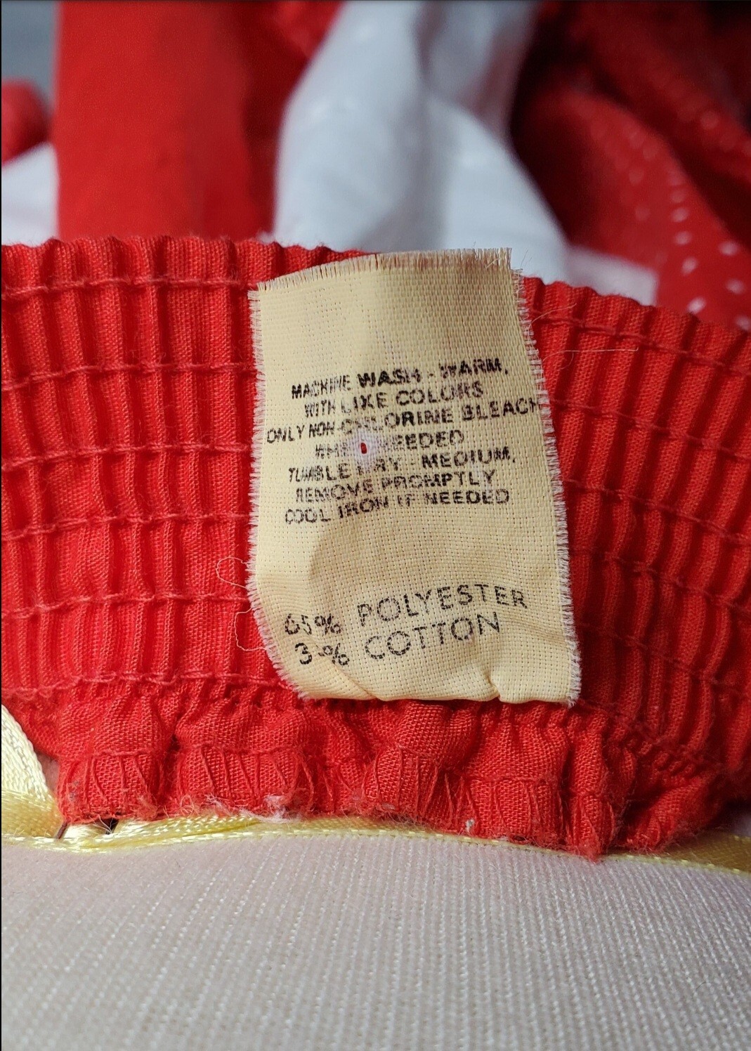 Vintage 1960s Partners Please Malco Modes Red And White Skirt Square Dance Med