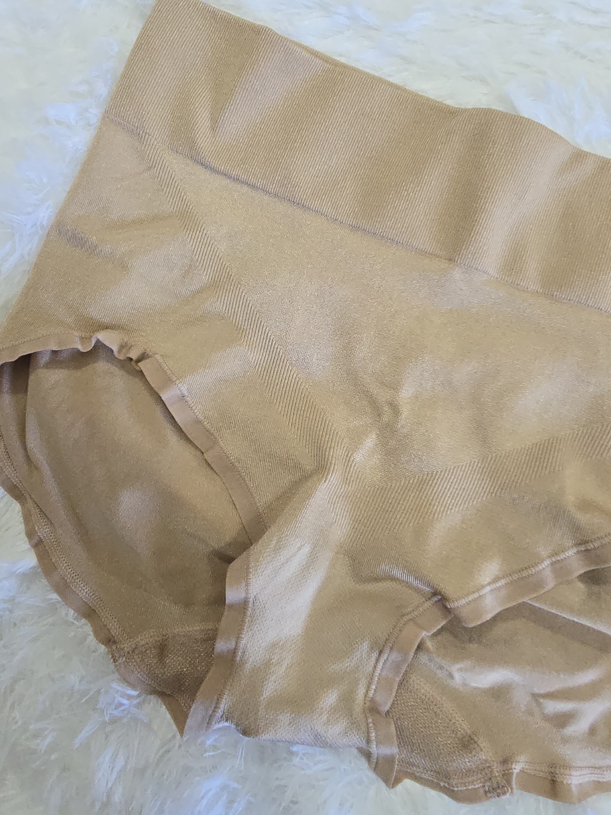 Vintage Vanity Fair Nylon Beige Booty Short Panties Size 11 4XL