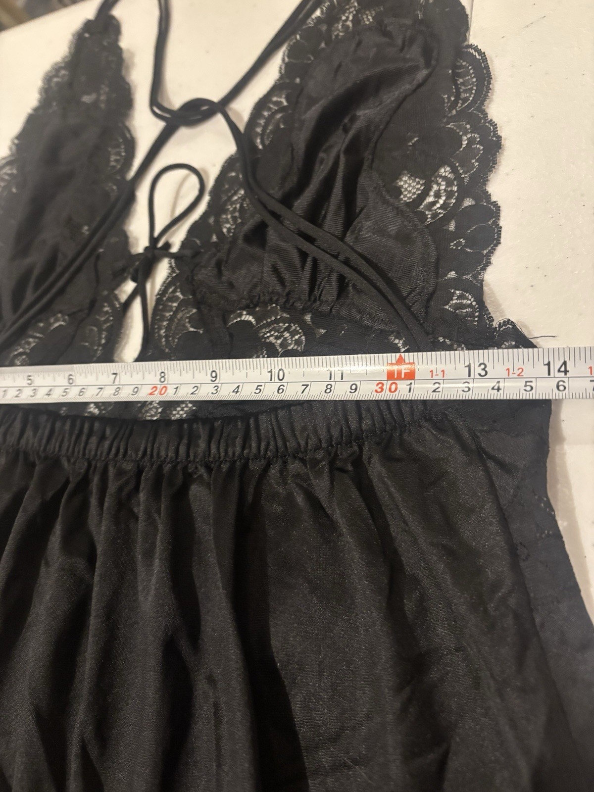 Vtg 70s Lily Of France Full Sweep Slip Dress M Black Old Hollywood Whimsigoth