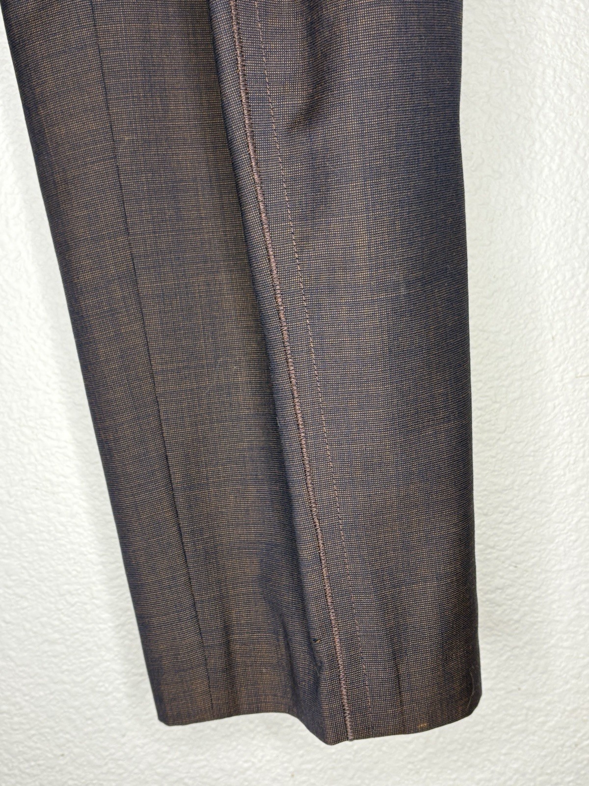 VTG 80s Gianni Versace Brown Trousers Made in Italy IT 38 US 00 24&Prime; Waist