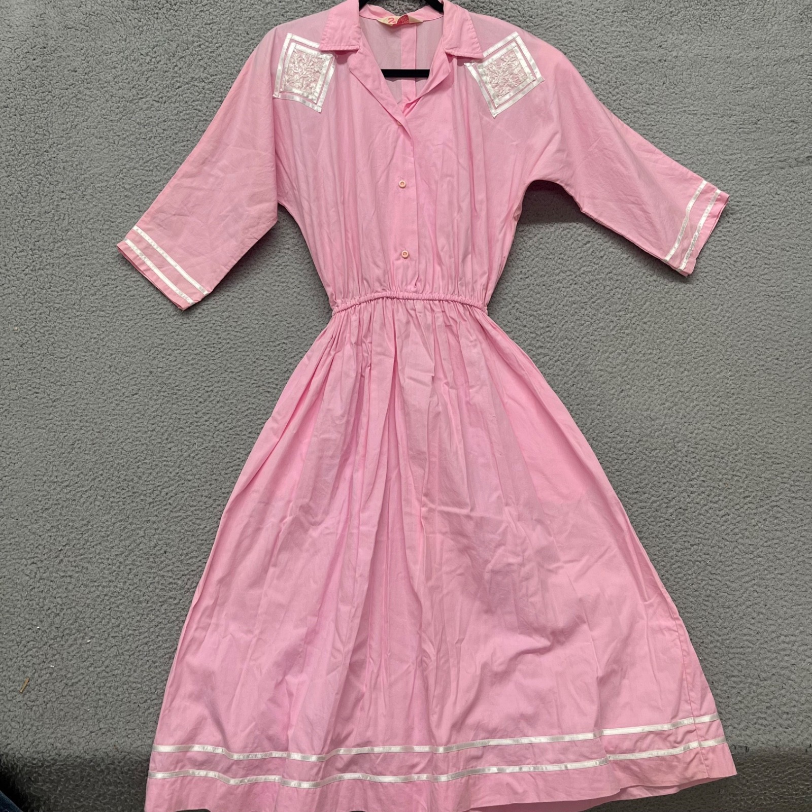 Vtg 70&rsquo;s Mayan Dress Womens S Pink Paloma Tzotzil Mexico Tribal Southwestern