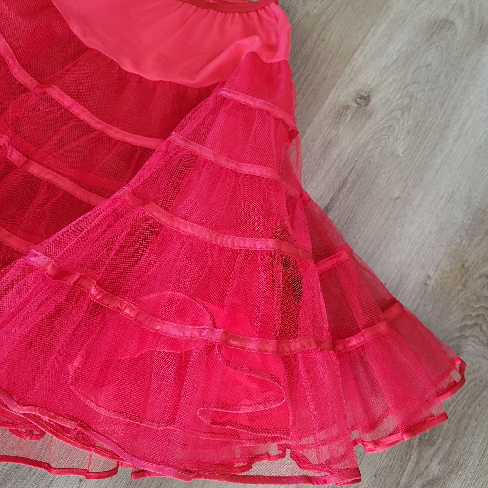 Vintage Malco Modes Square Dance Petticoat Red Small/Medium