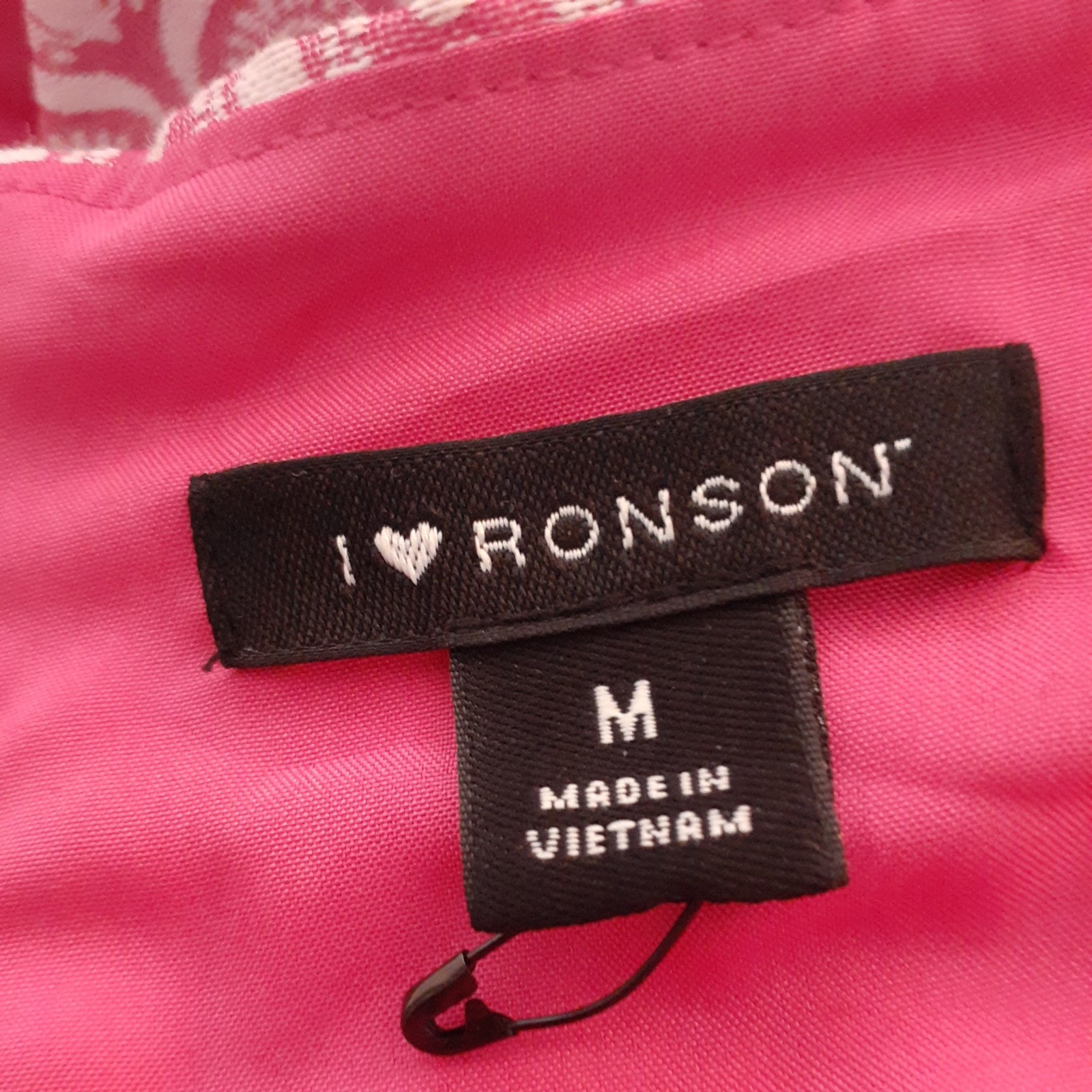 Vintage Womens I ❤ Ronson No Sleeve Dress