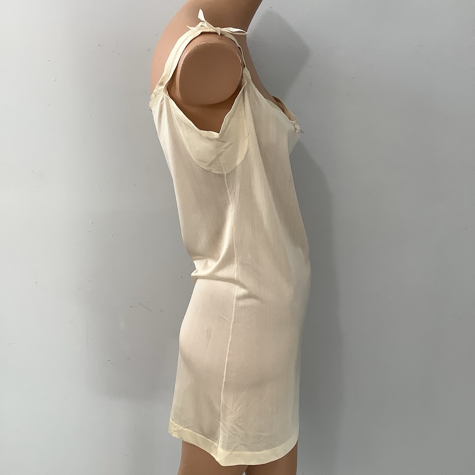 Antique 1920’s 100% Silk Tunic Style Slip or Long Camisole Mint W/ Original Tag