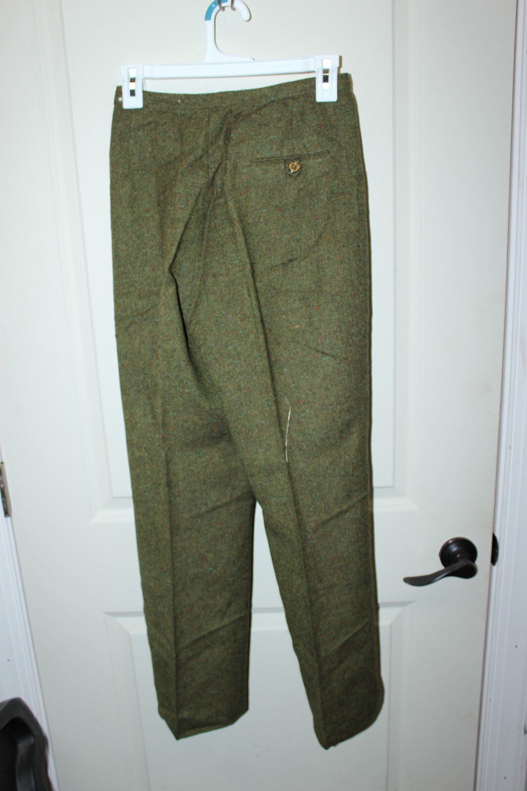 Hunter Sportswear Women&rsquo;s Wool Solid Green Standard Pants (Maybe Size 1??) Geek