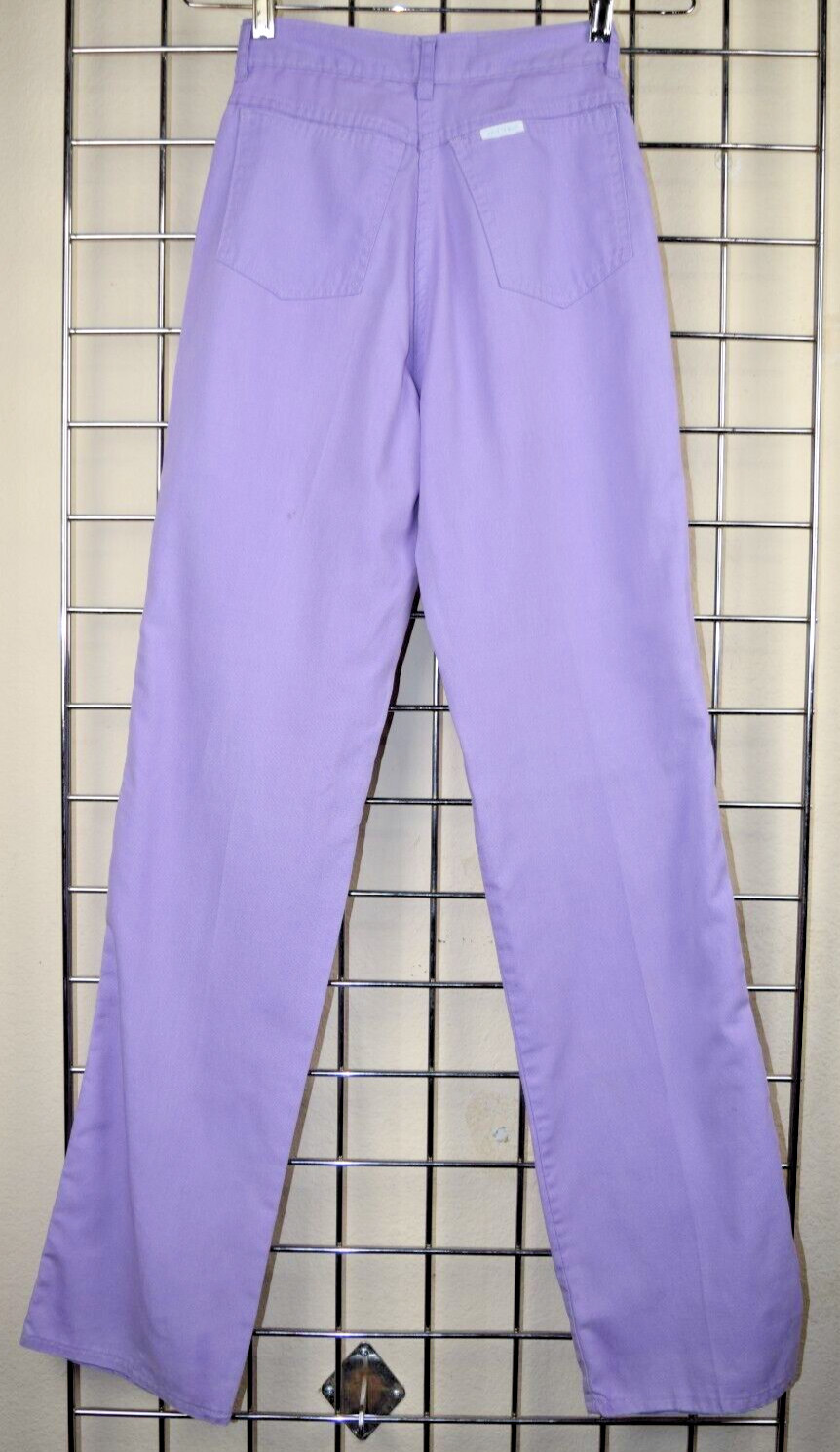 Vintage Pants Size S/M 70s Brittania Soft Lavender Purple Straight Leg High Rise
