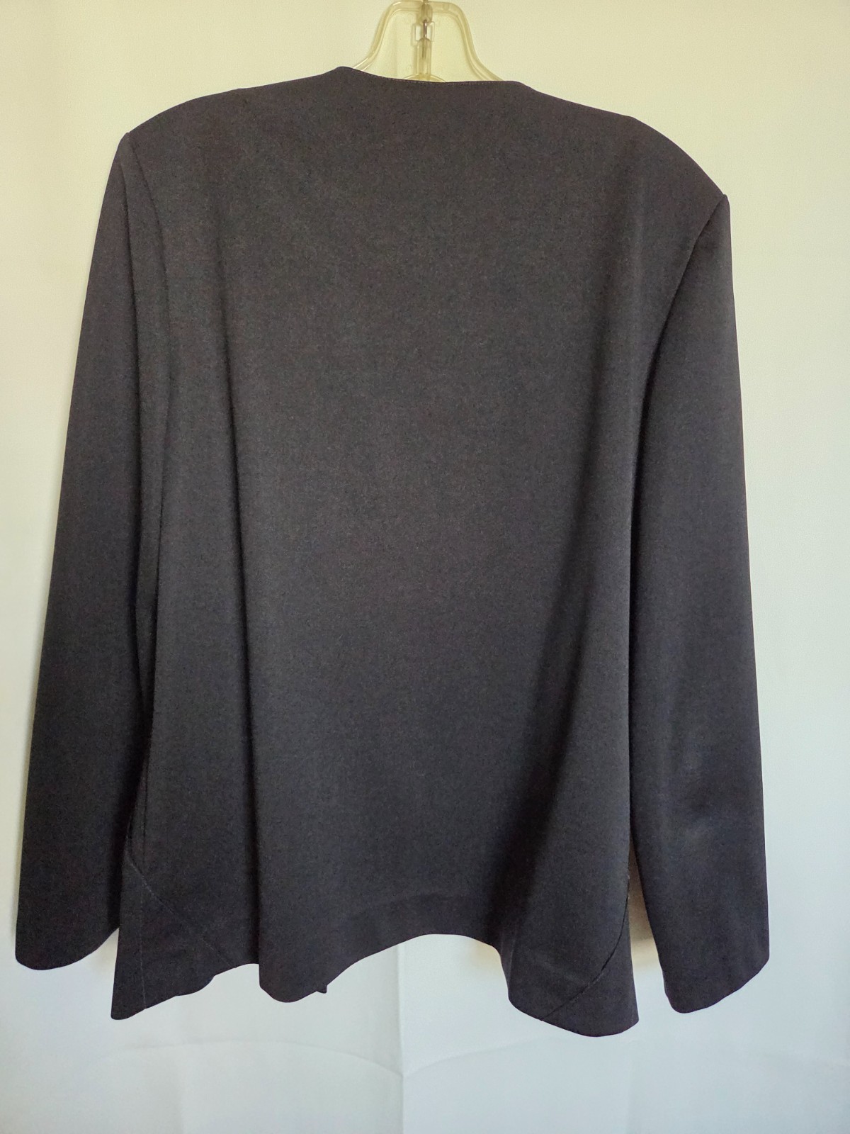 Vintage Black Devon Woman&rsquo;s Blazer With Pockets Size 16 USA