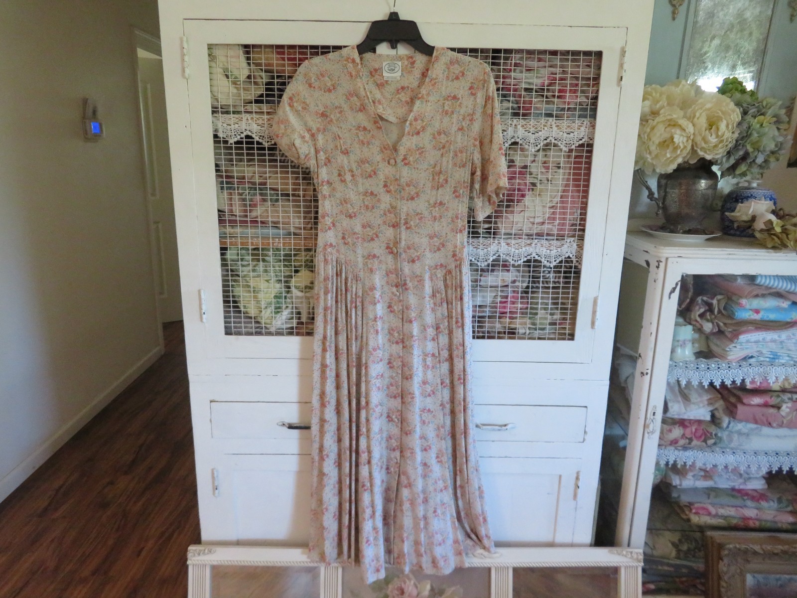 Vintage Women&rsquo;s Laura Ashley Dress Boho Chic Farmer Girl sz 8 MoreDressesListed