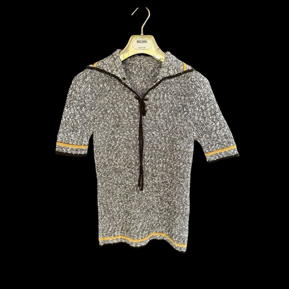 Vintage 60&rsquo;s Hand Knitted Women&rsquo;s Sweater Quality Yarn Era Distressed Academia