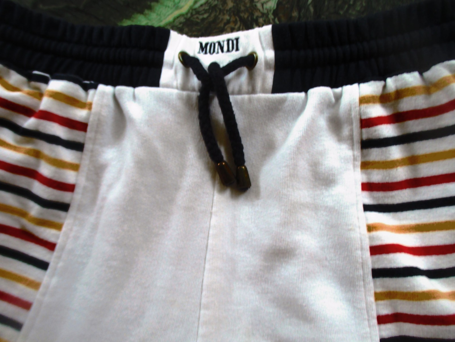 MONDI SPORTS J OGGER PANTS WHITE MULTICOLOR COTTON BLND SIZE 42 EU VINTAGE