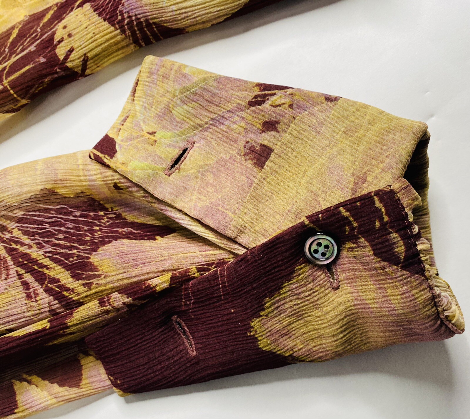 Christian Lacroix Collection 1990s Vintage Silk Blouse Sz 6 M (42)