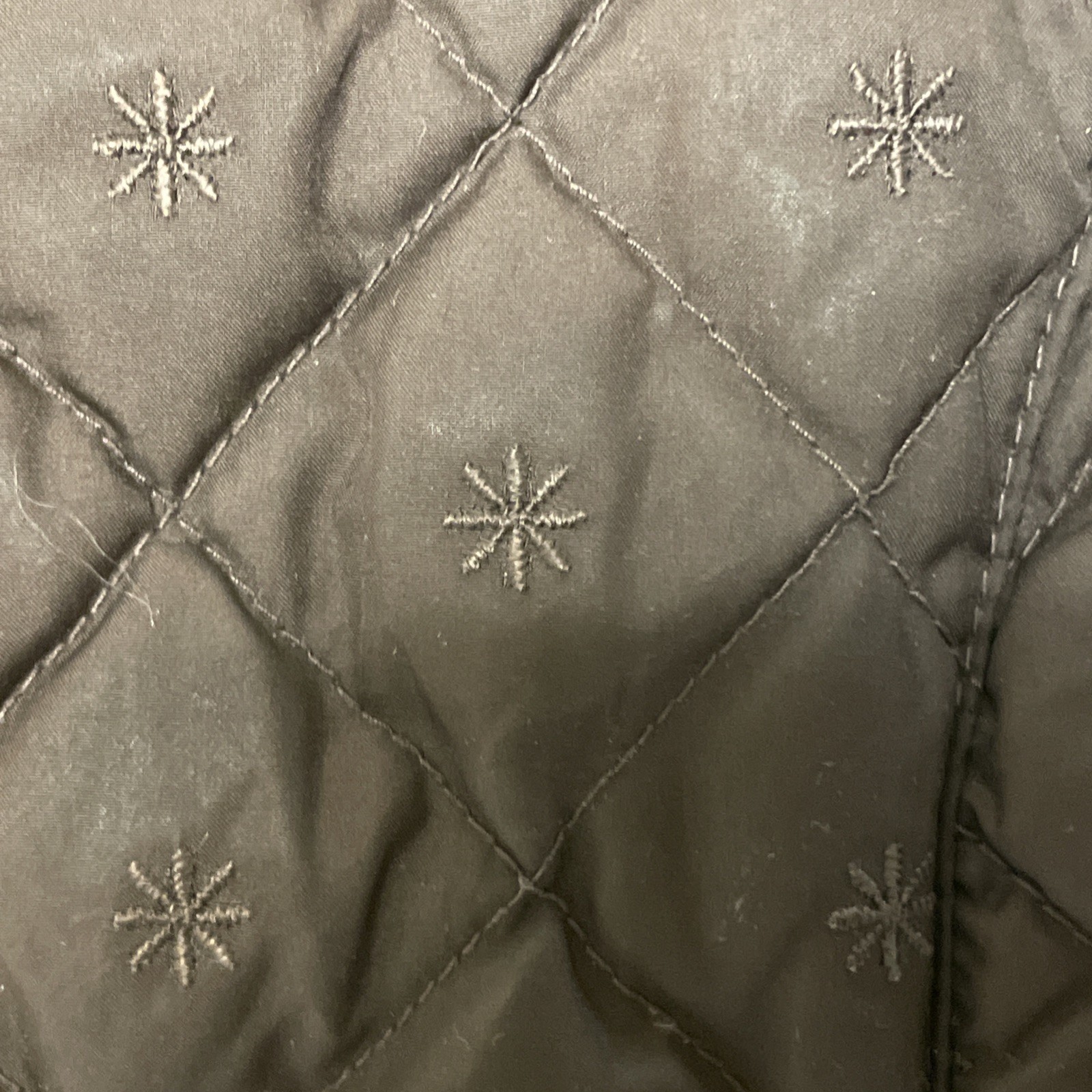 Eddie Bauer Womens Tall M Quilted 100% Goose Down Jacket *See Description